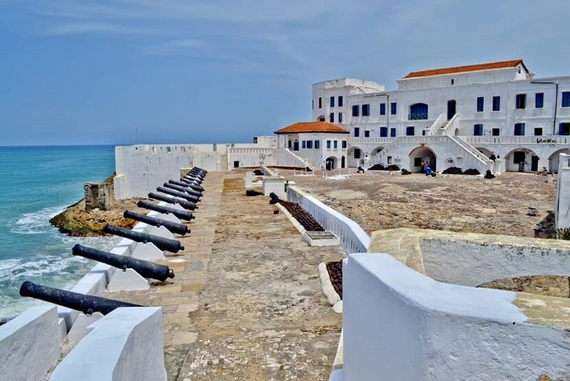Cape Coast heritage and coastline in Ghana