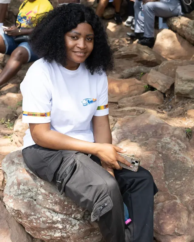 Precious during the Boti Falls Resort trip